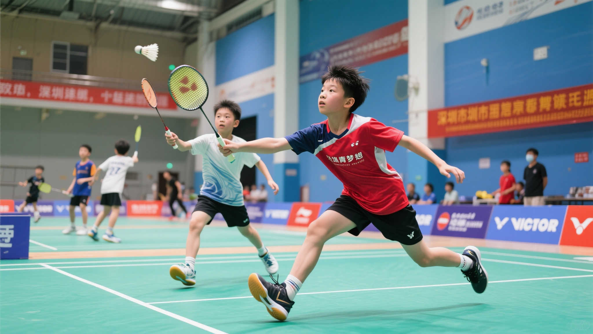 青春挥拍，少年逐梦——深圳少年的羽球风采！