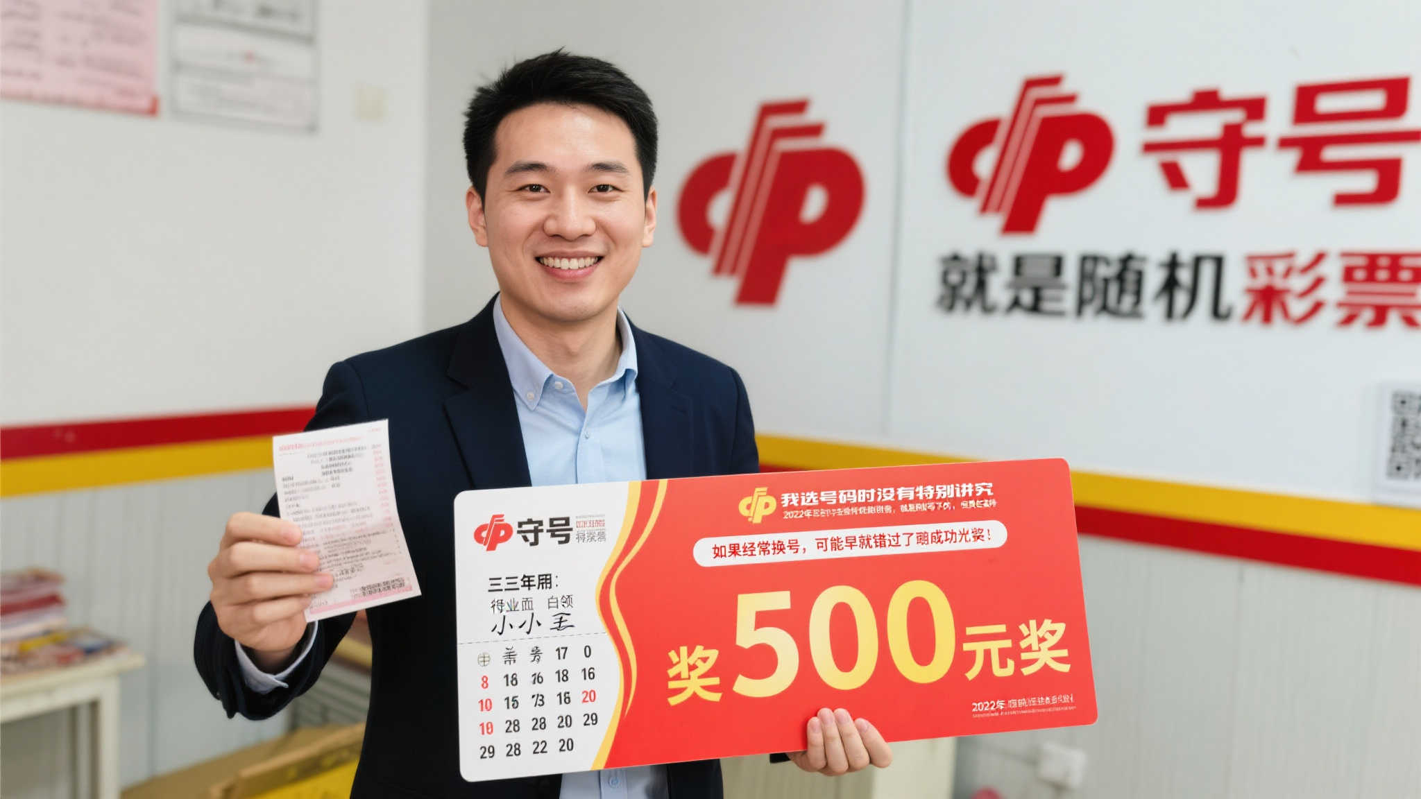 福彩2179万与1203万幸运儿同日领奖 皆靠守号摘得大奖