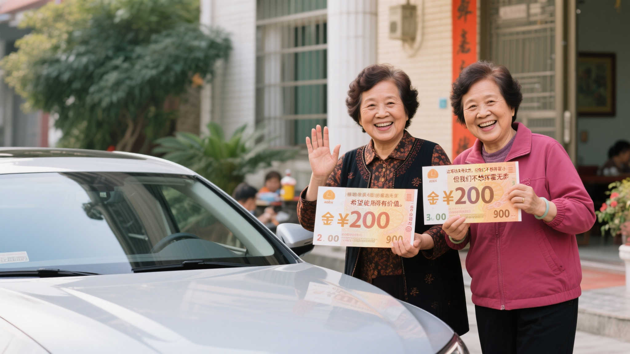 大妈与室友联手击中2586万巨奖，豪气购车不看价-图