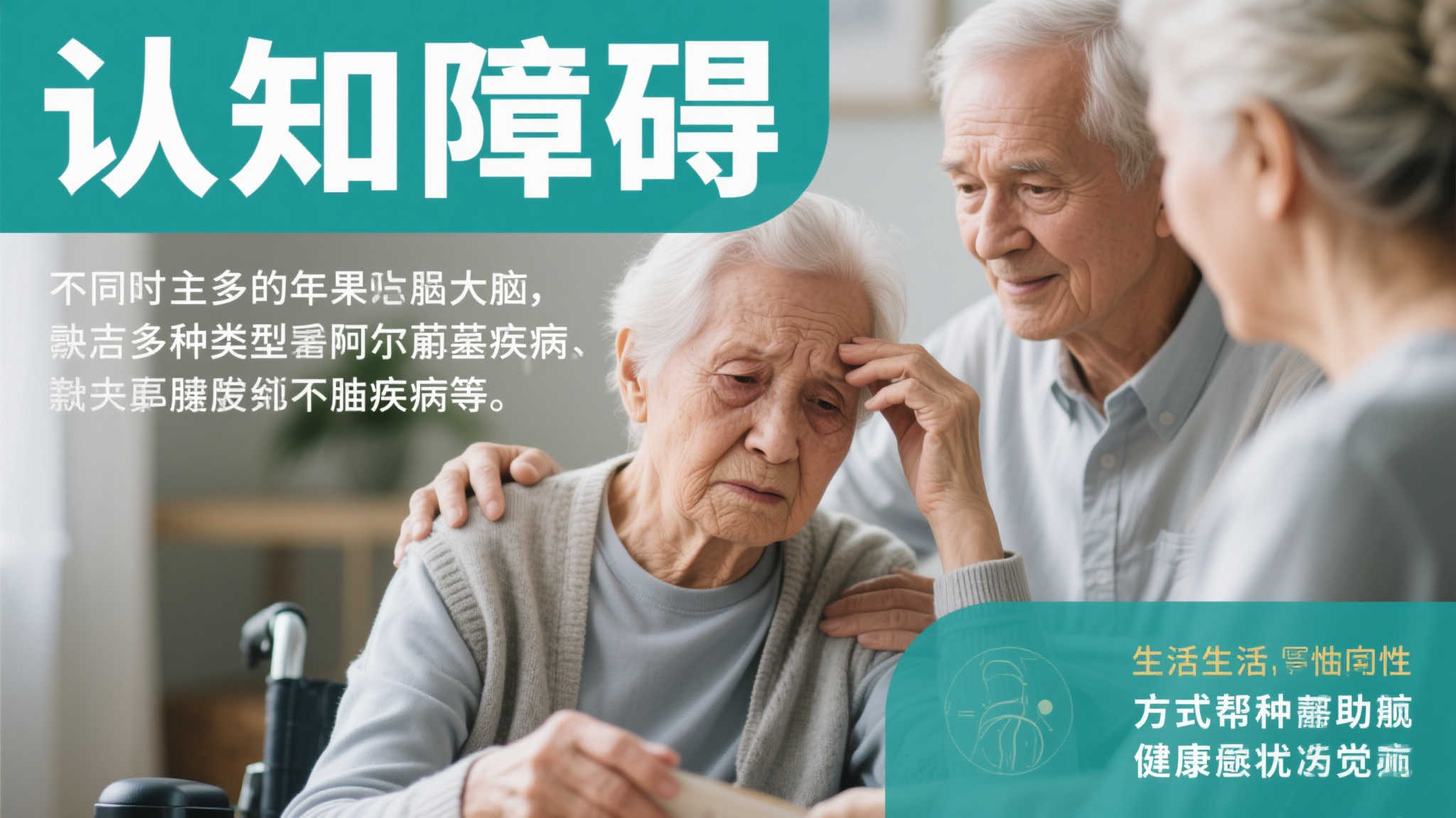 许多人并不了解，“认知障碍”不仅仅指老年