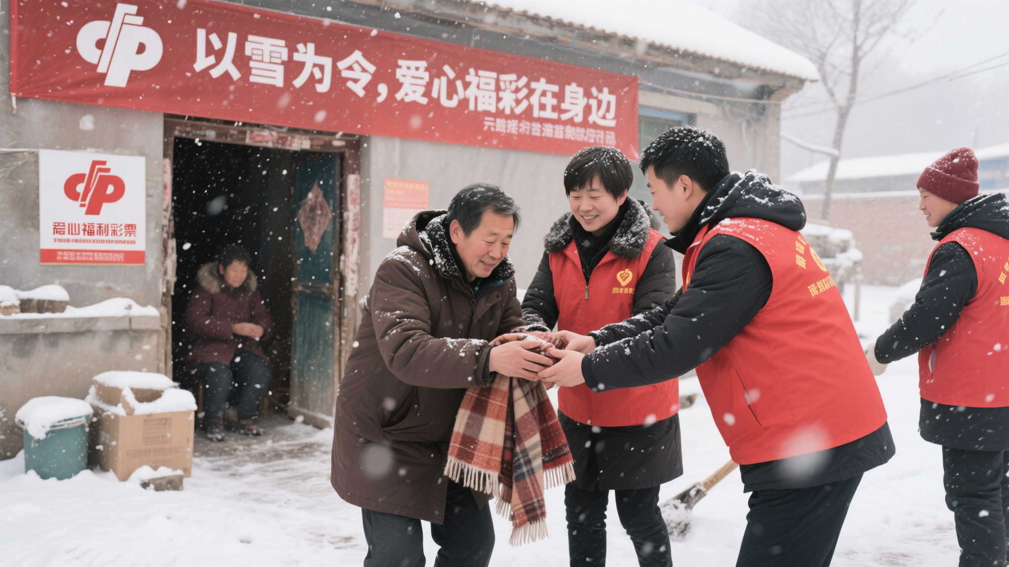 温暖寒冬：爱心福彩，一直都在你身边
当