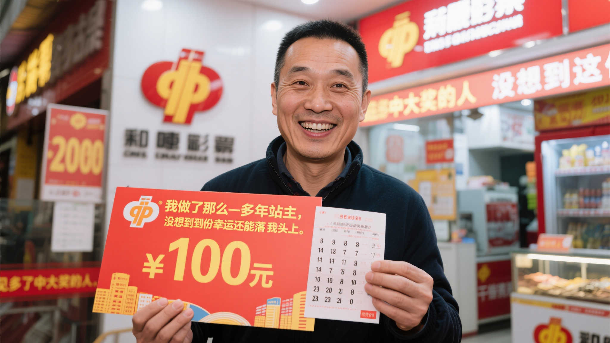 老彩票站主喜中双色球566万：惊喜重返幸运之地