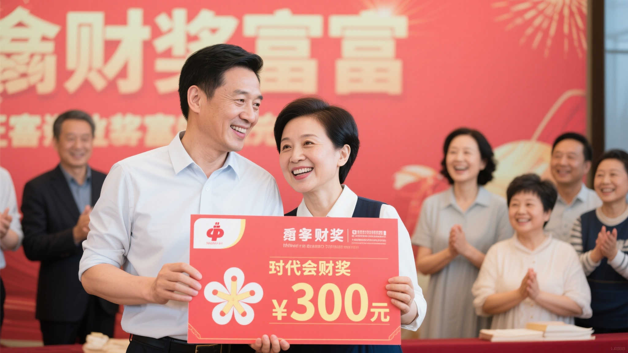 值得一提的是，夫妻共同面对这份幸运，也为