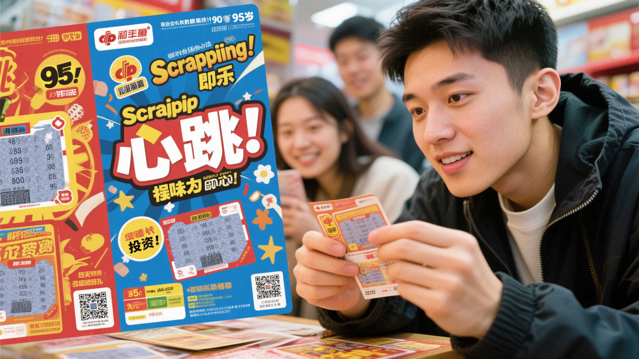 90后女生刮刮乐喜中50万，奖金数字让她头晕目眩