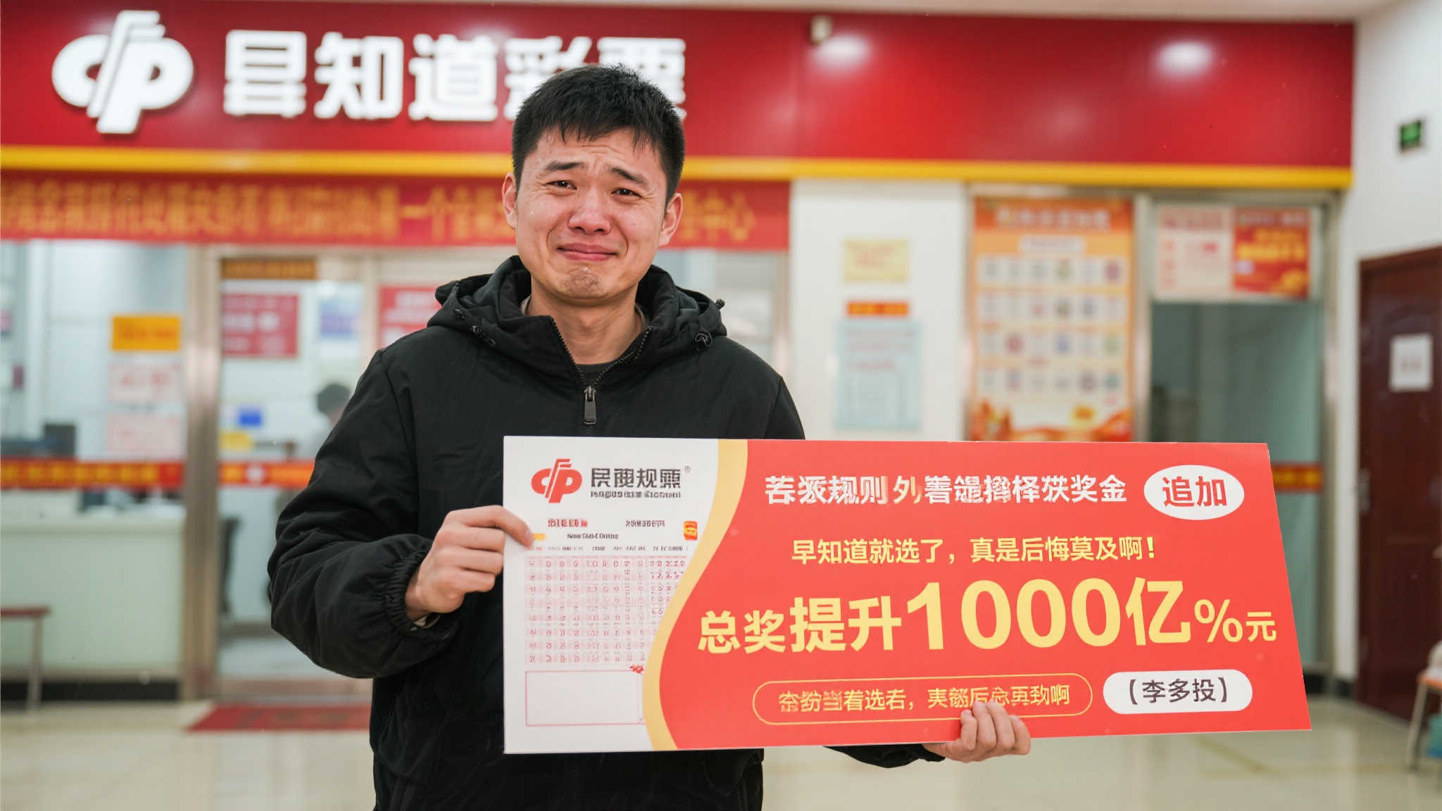 然而，当他前往兑奖中心时，却得知一个令人