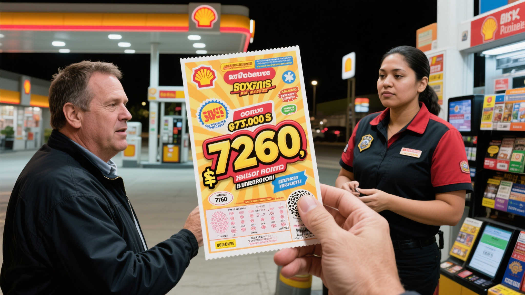 加油站员工涉嫌冒领顾客726万彩票奖金被控告