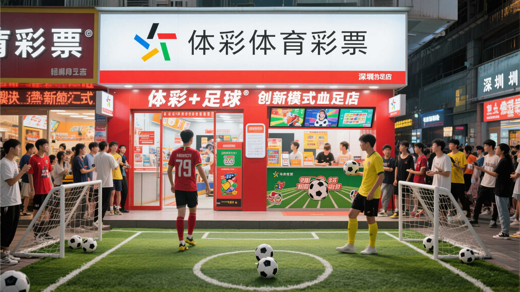 体彩遇上足球,深圳这家实体店火爆出圈! 体彩遇上足球,深圳这家实体店火爆出圈!