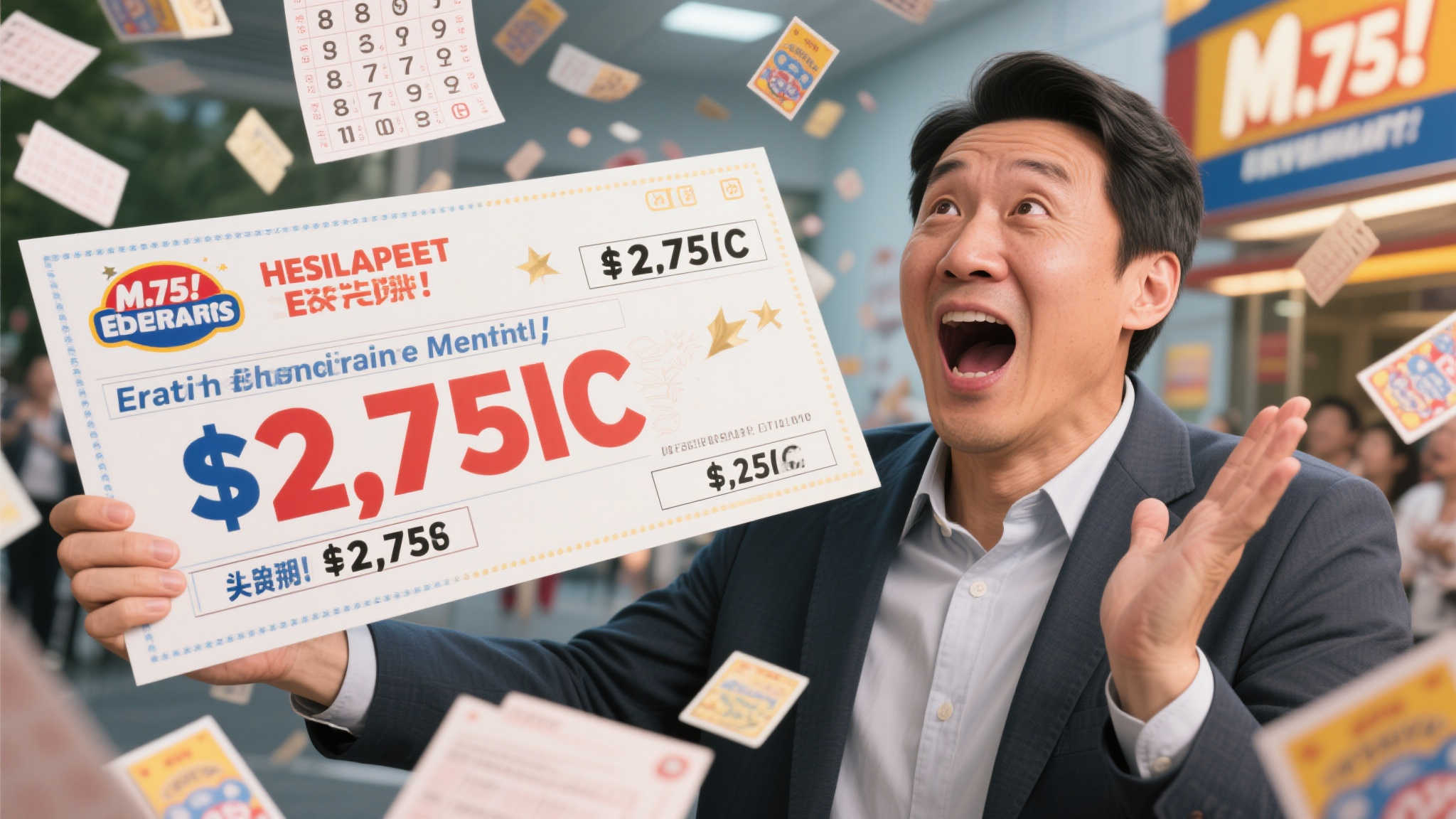 男子喜获2.75亿巨奖 官方来电确认后开香槟狂欢