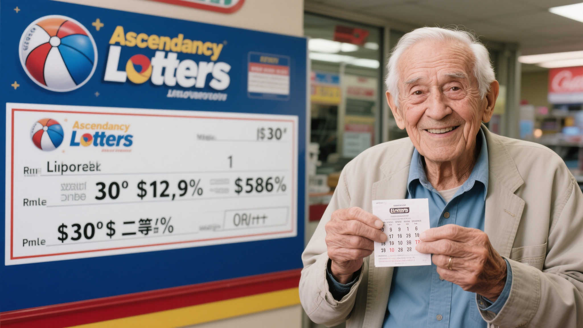 七旬老人错失亿元大奖!揽双色球30注二等奖获386万 七旬老人错失亿元大奖!揽双色球30注二等奖获386万