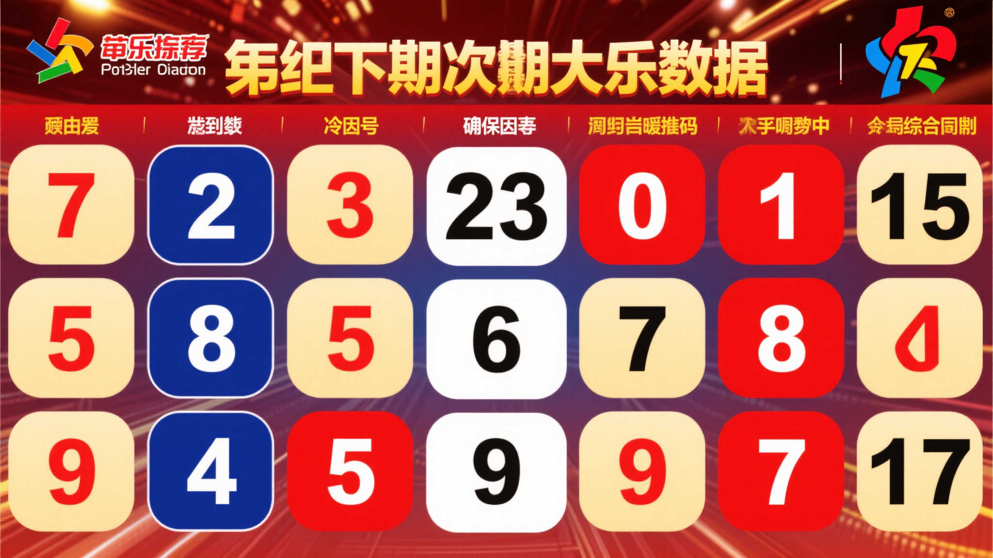 DeepSeek:大乐透25-054期五注精选号码推荐 DeepSeek:大乐透25-054期五注精选号码推荐