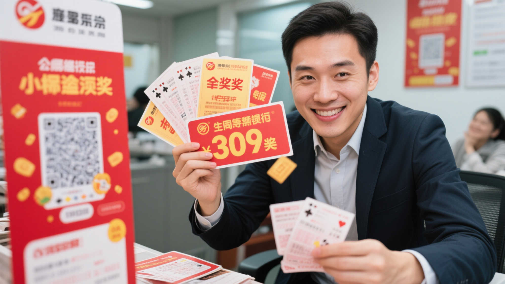 当然，我们也要清醒地认识到，中奖毕竟是极