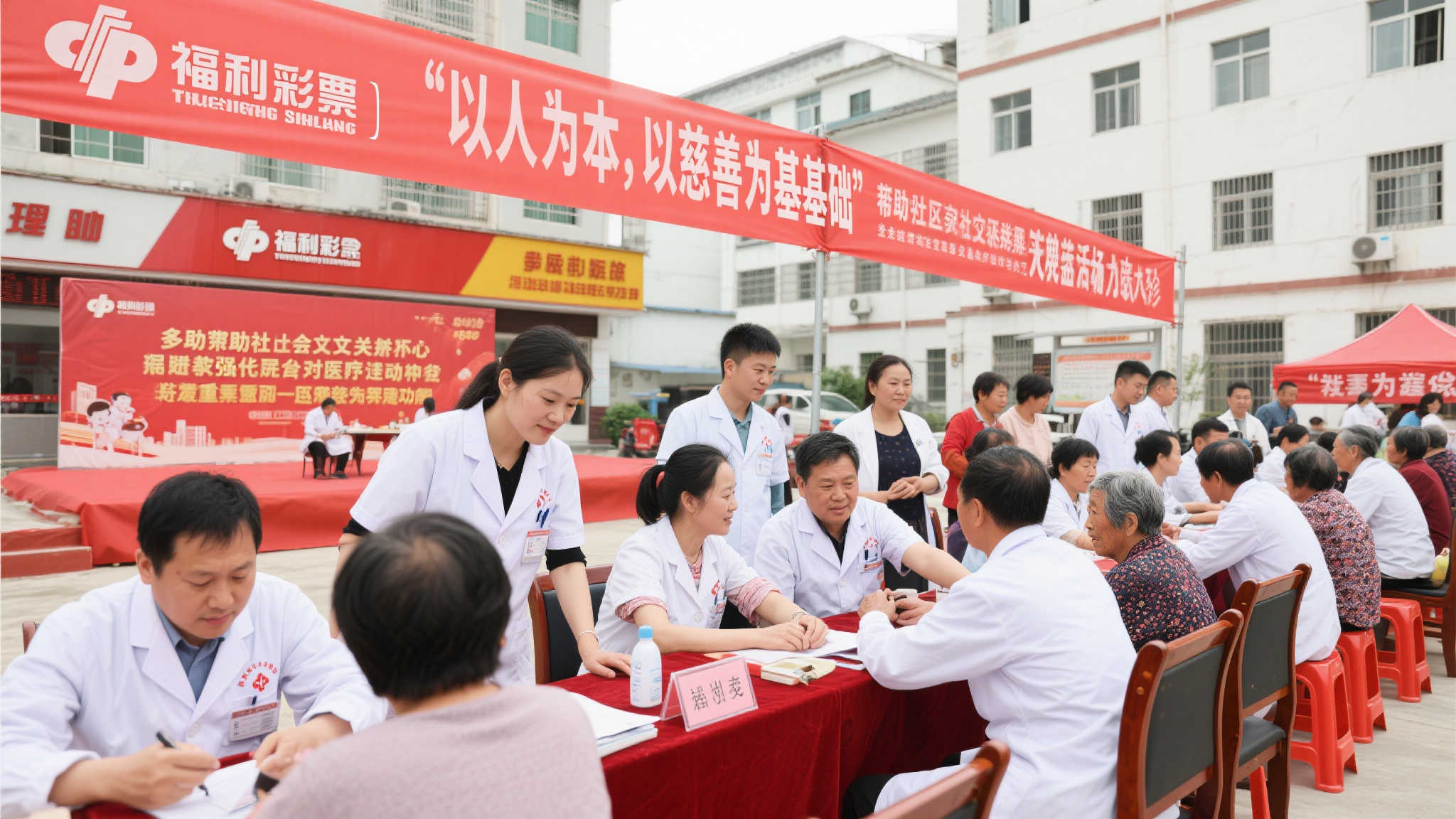 福利彩票始终坚持*“以人为本，以慈善为基