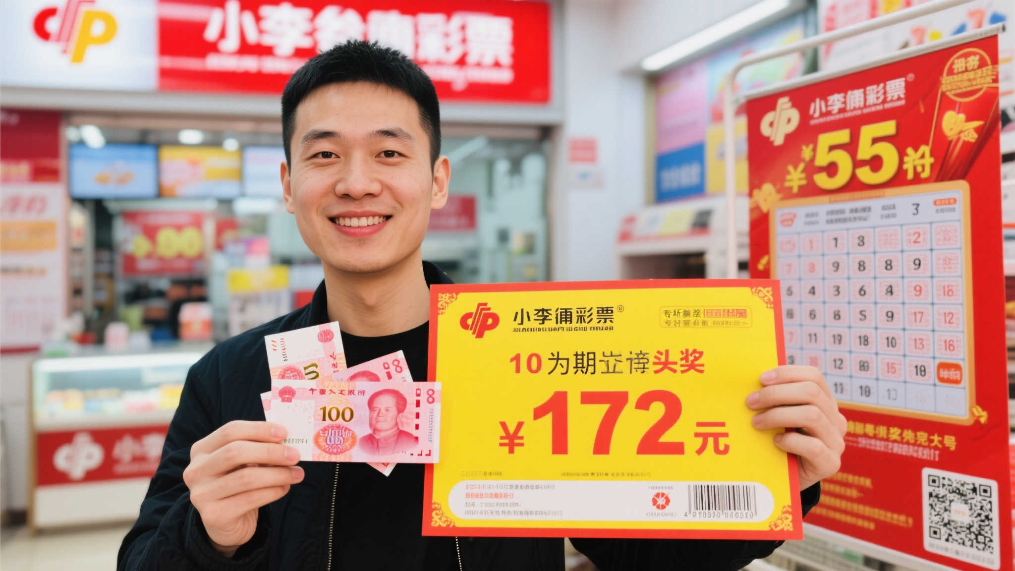 青山小伙钟情守号，10元喜获17万大奖