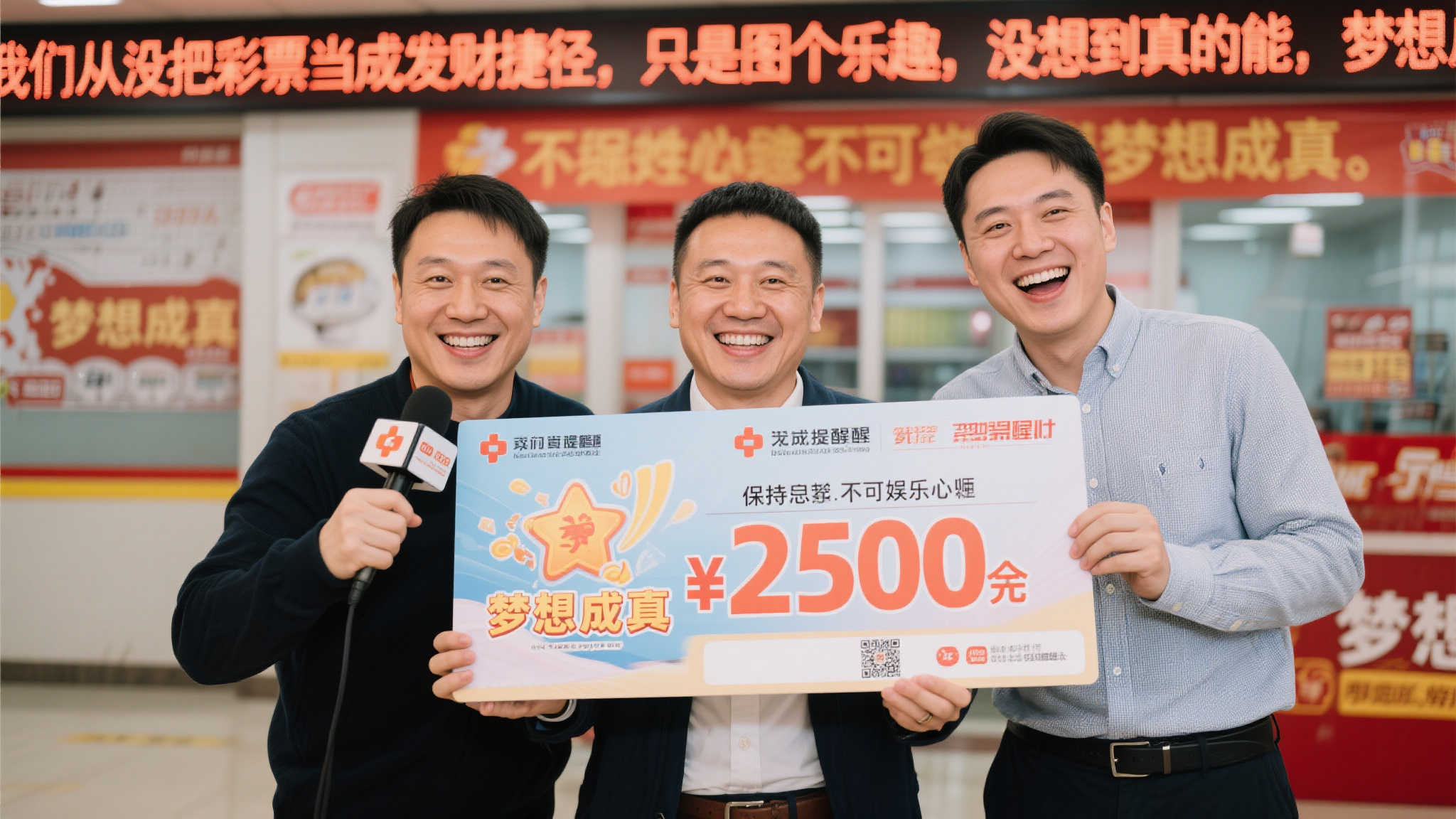 三人联手擒双色球718万大奖，均分奖金共创美好生活