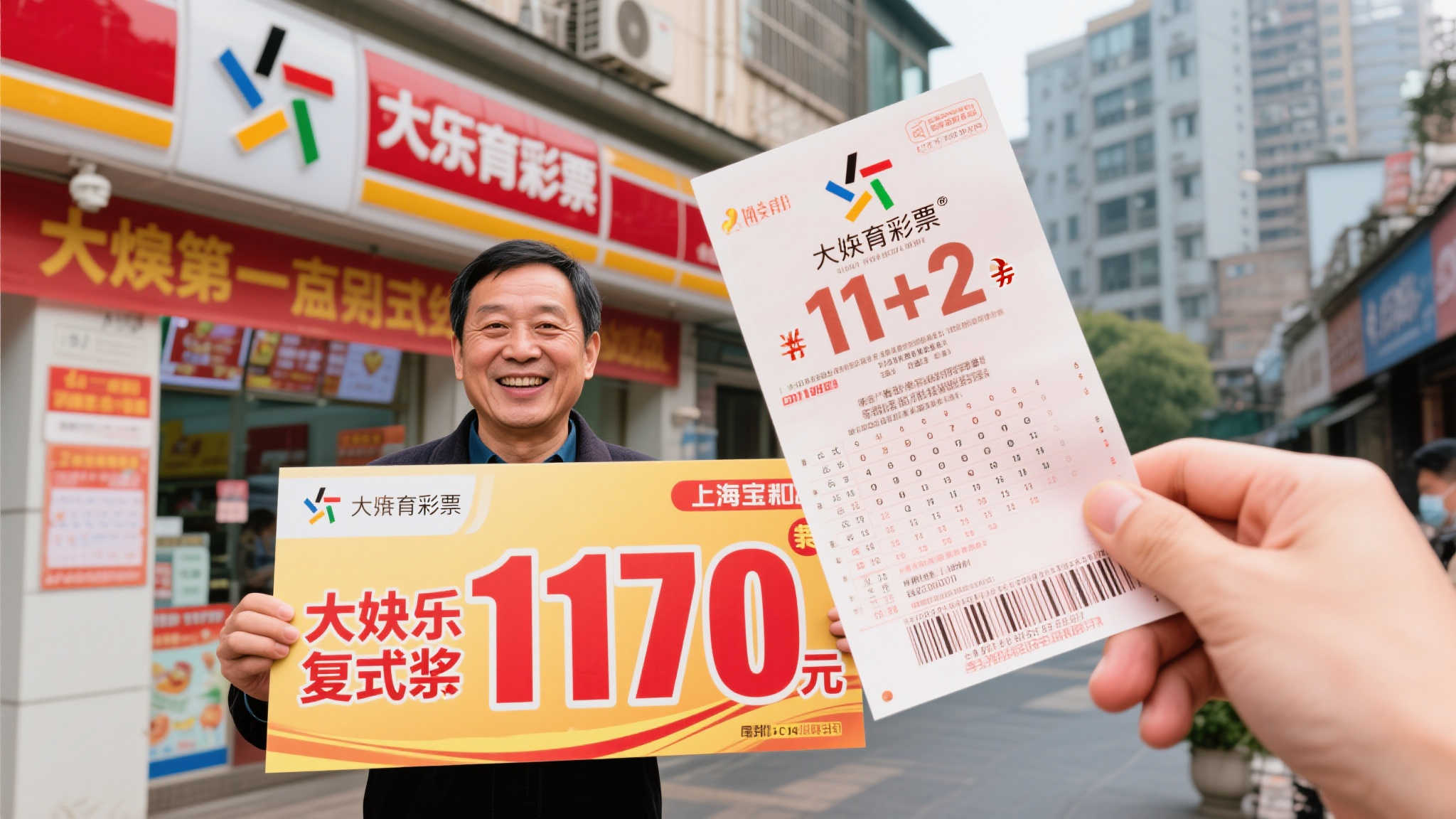宝山彩民喜中大乐透1170万头奖,‘11+2’复式票成致胜关键 宝山彩民喜中大乐透1170万头奖,‘11+2’复式票成致胜关键